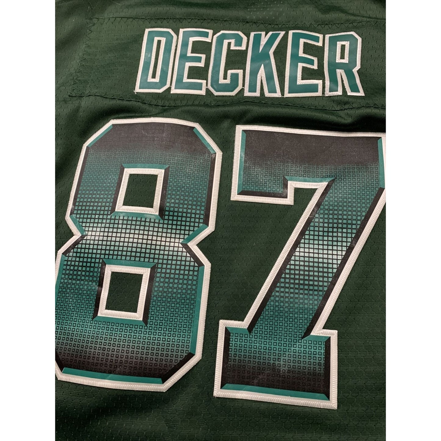 NFL New York Jets #87 Eric Decker Nike Green On Field Jersey Size Large