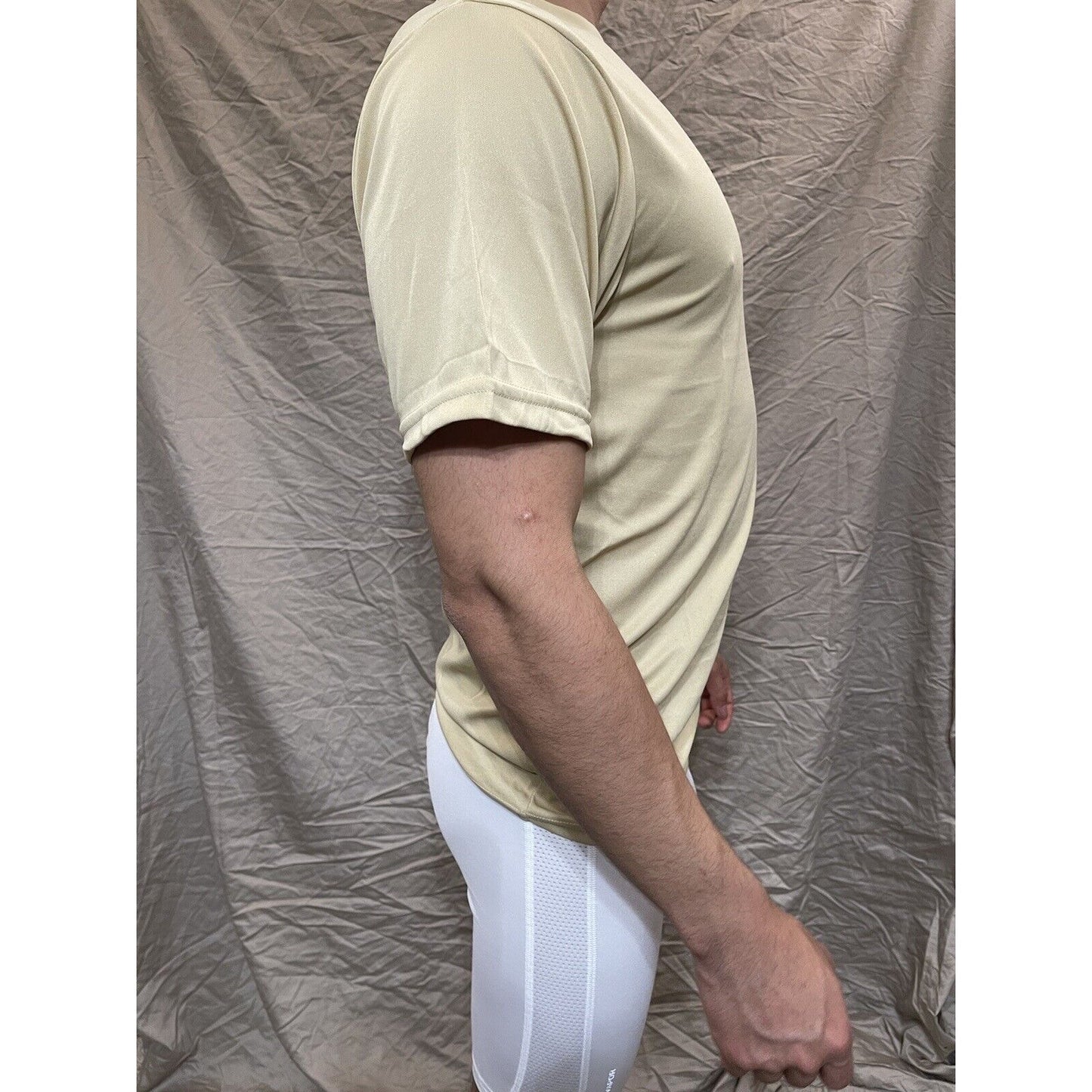 Men's Augusta Sportswear Moisture Management Athletic shirt Gold Small