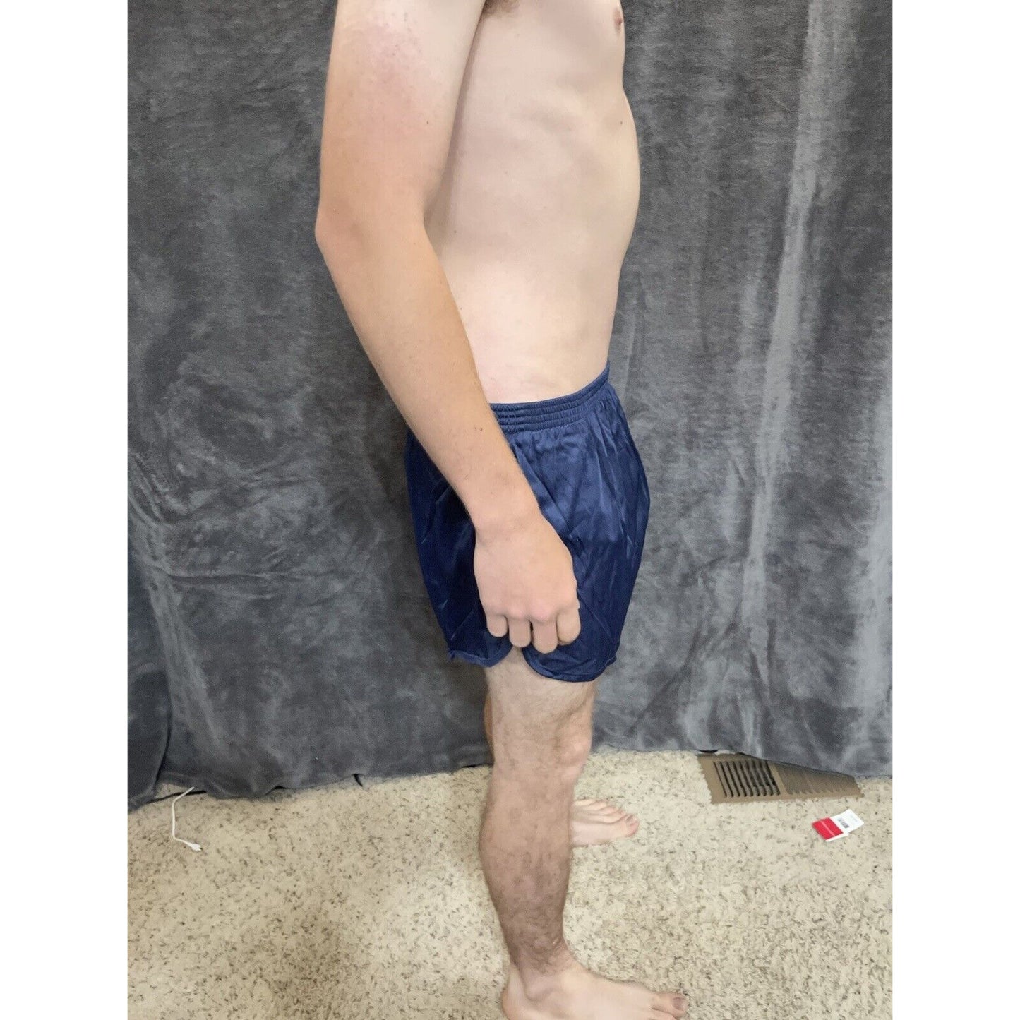 men's soffe ranger panties athletic shorts navy blue large