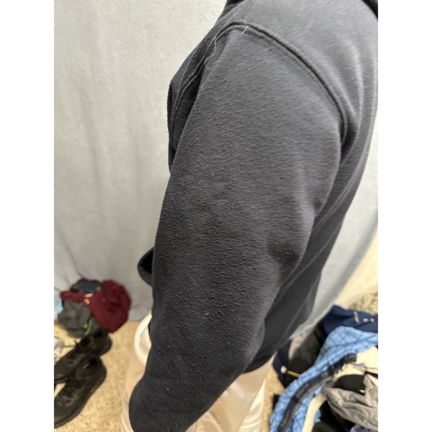 Men’s Dark Blue Full Zip Hoodie Las Vegas Medium DC Classic Polyester