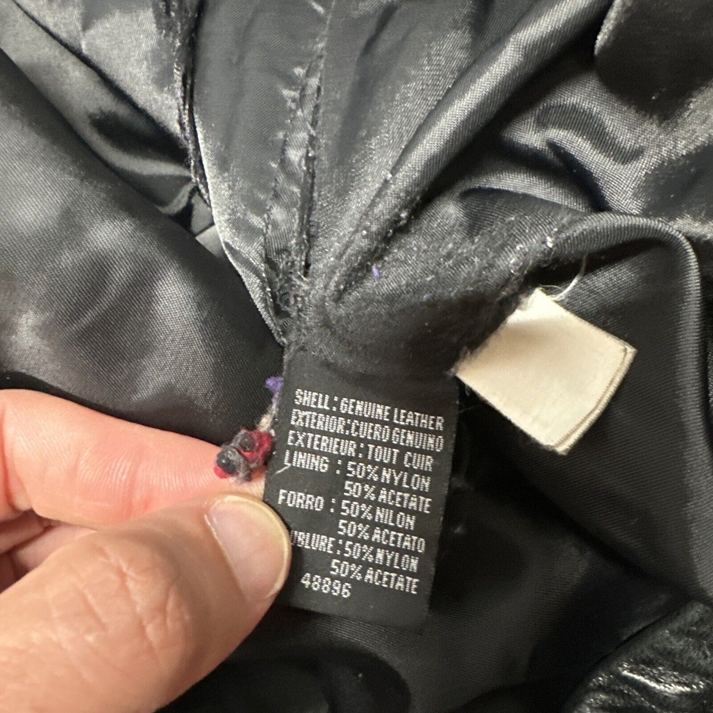 Men’s Tibor Leathers XL Leather Jacket Black Jacket Only