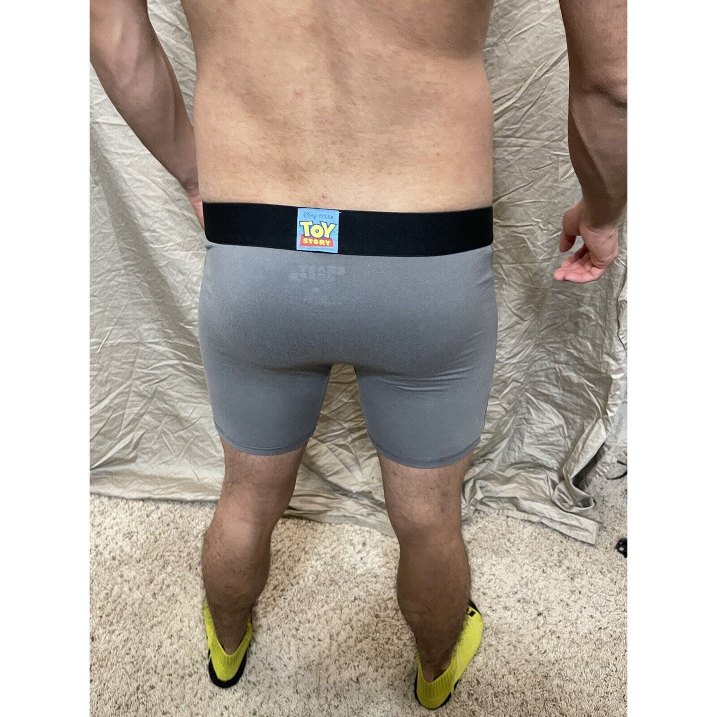 Men's XL crazy boxer gray toy story boxer brief