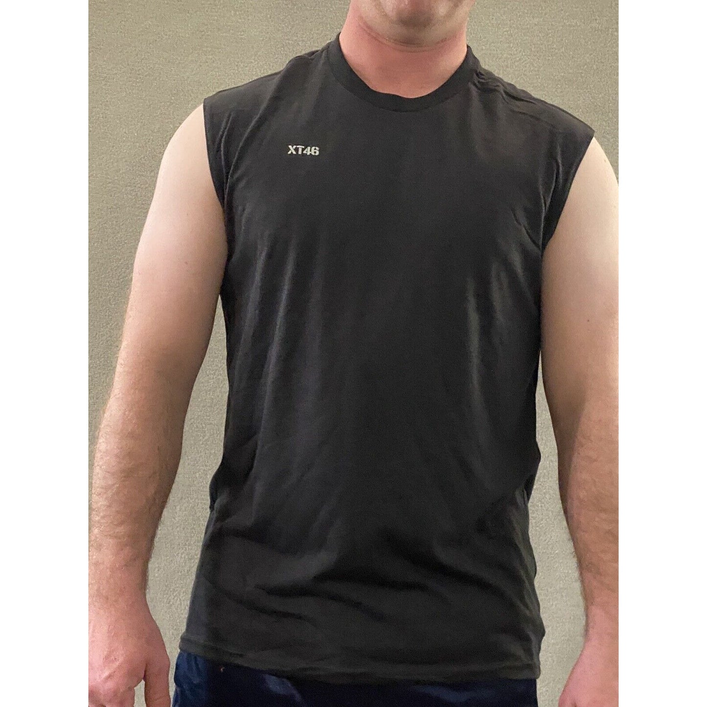 Soffe Extreme Training XT46 Men’s Large Black Sleeveless Muscle Shirt