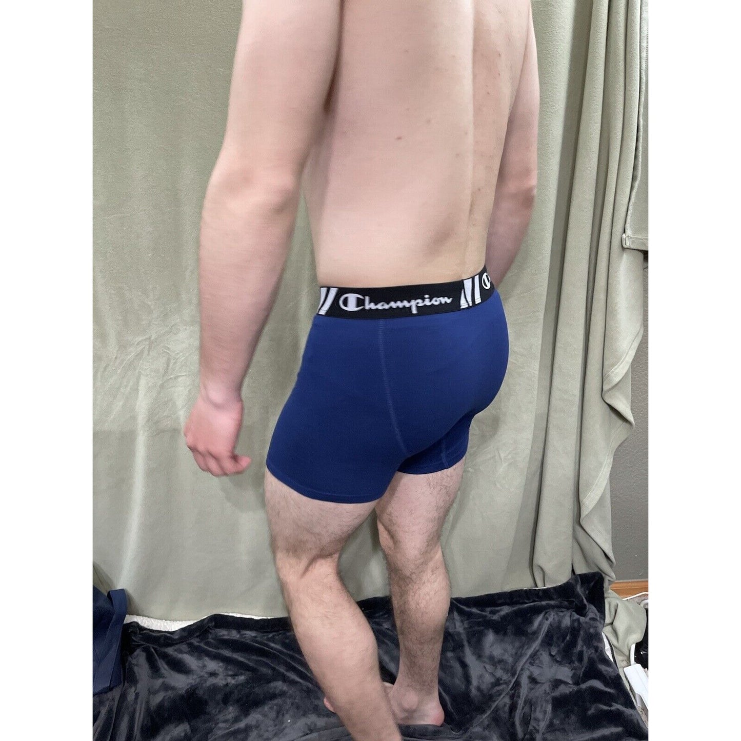 Men’s Champion Royal Blue Boxer Briefs Size Medium