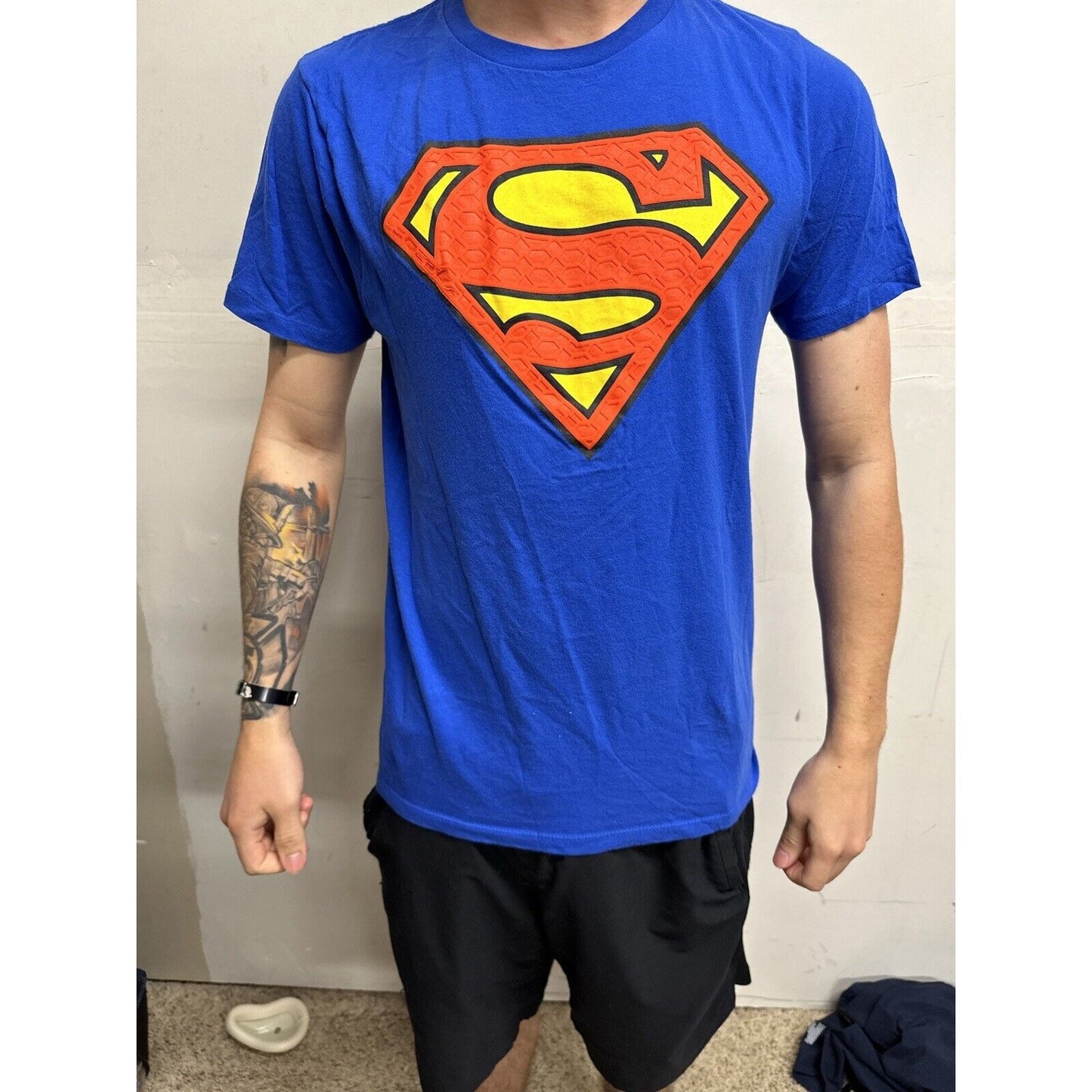Boy’s XXL (18) Blue Super Man Shirt