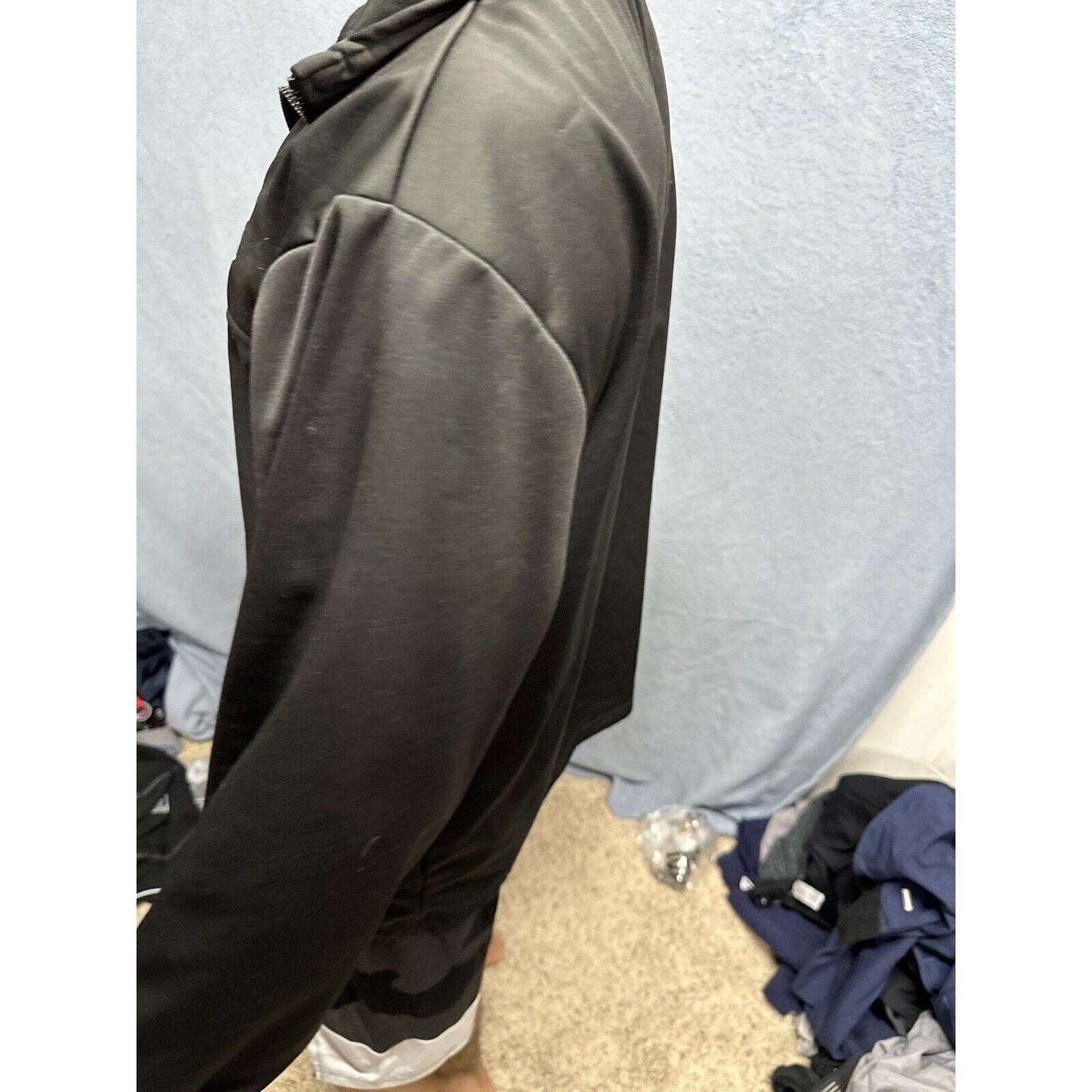 Men’s Black Full Zip XL Us Olympics Committee Jacket Black
