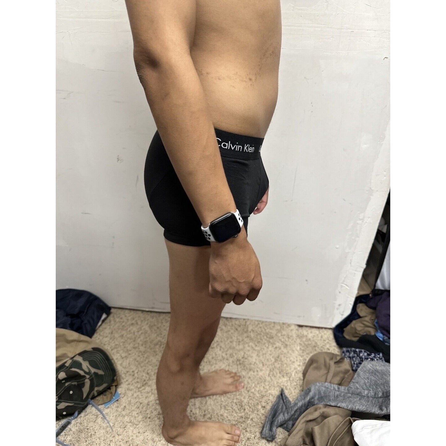 Men’s Black Calvin Klein Small Trunk Style Boxer Briefs