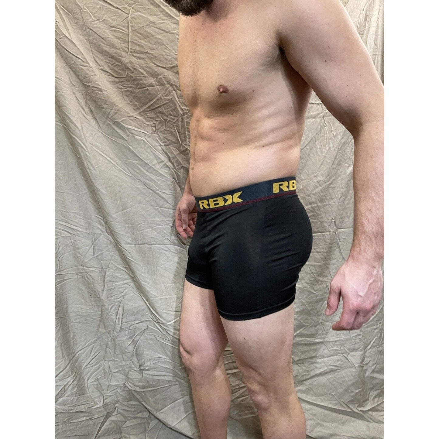 men's RBX Active black compression shorts Large