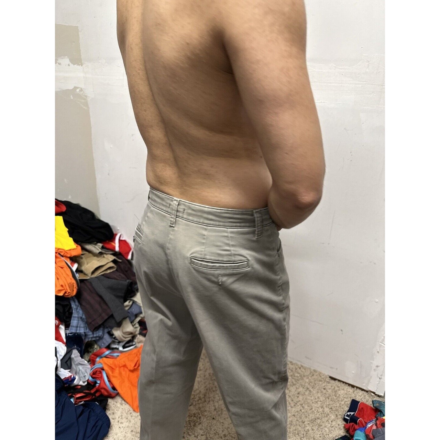 Men’s Lee At The Waist 8 Short Grey Pants perhaps women’s jeans?