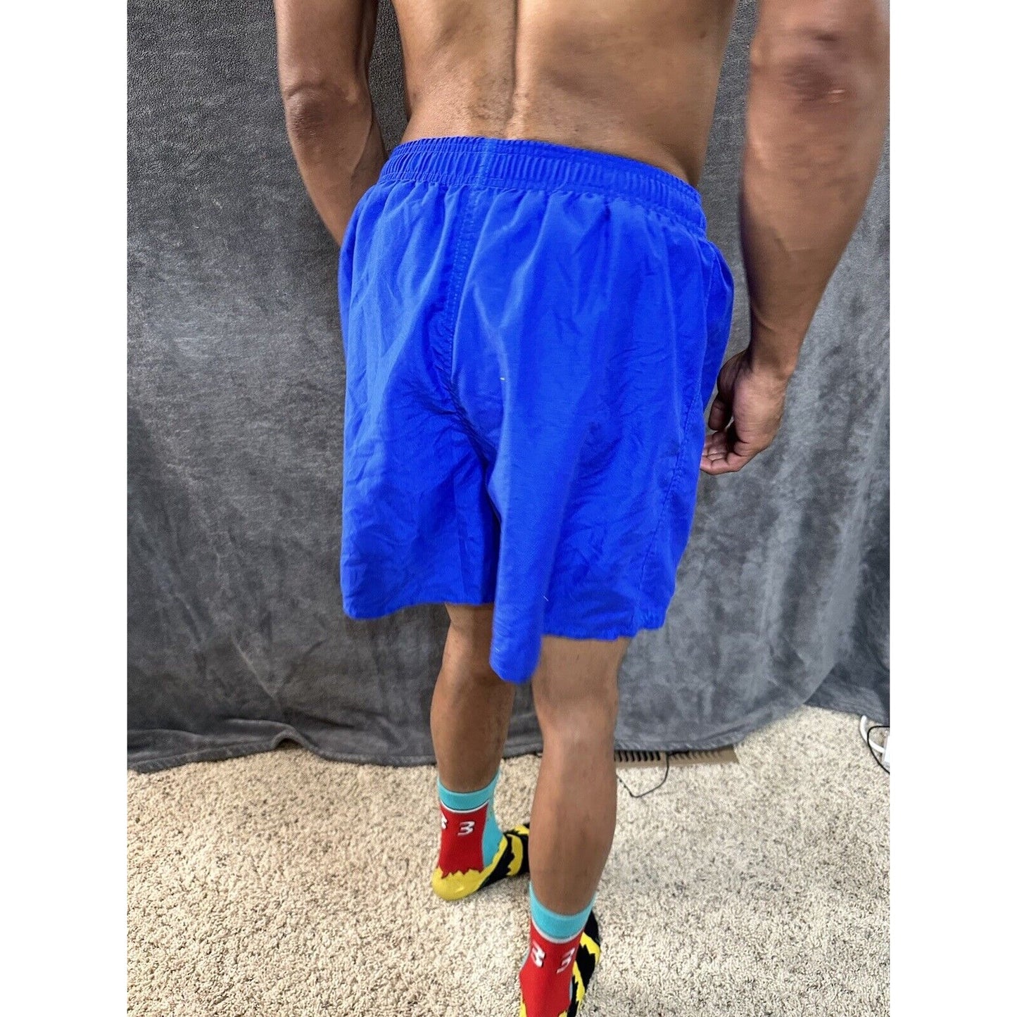 Men’s Blue Large USAFA Cadet Dolfin Swim Trunks Issued Air Force Academy