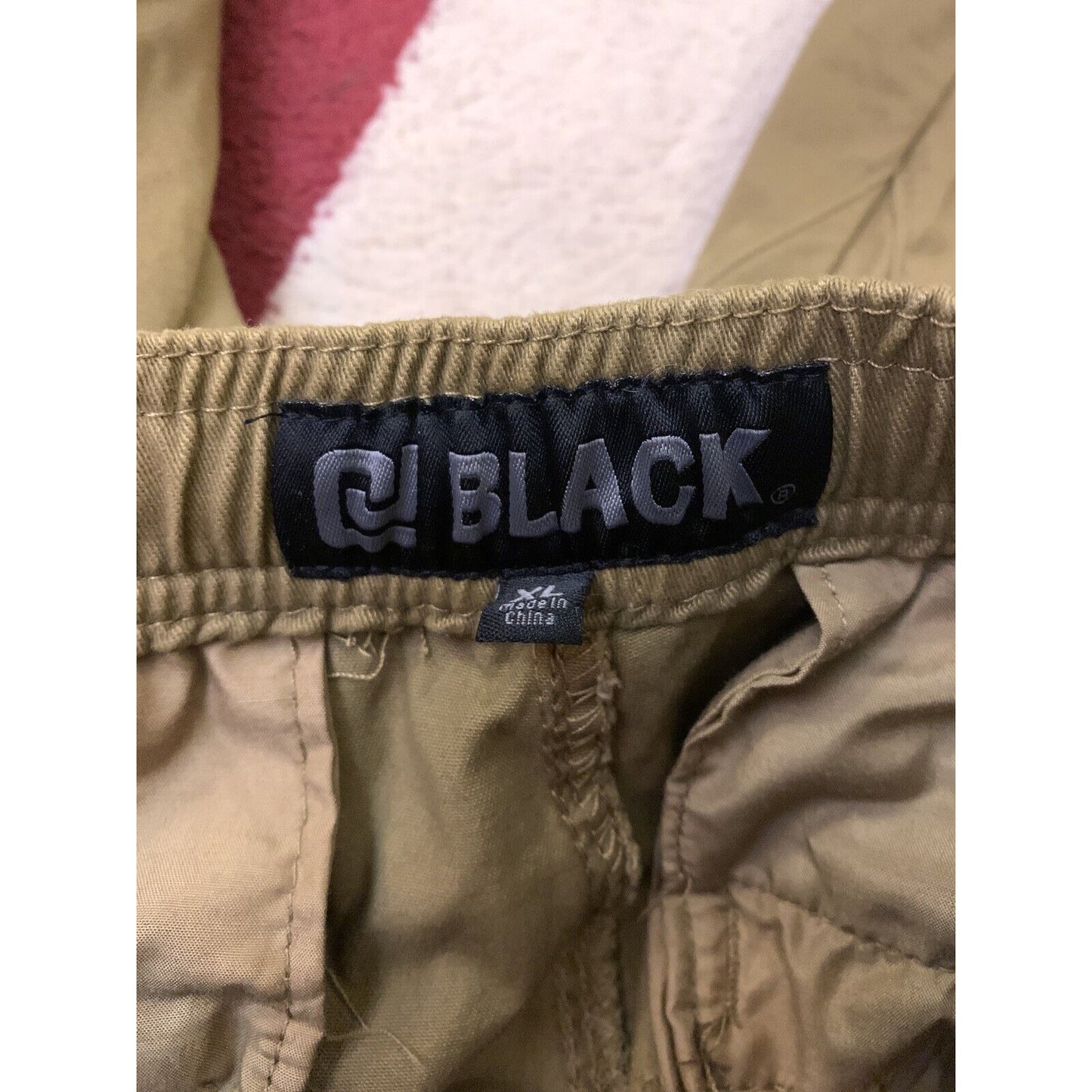 CJ Black Spandex & Cotton Pants XL