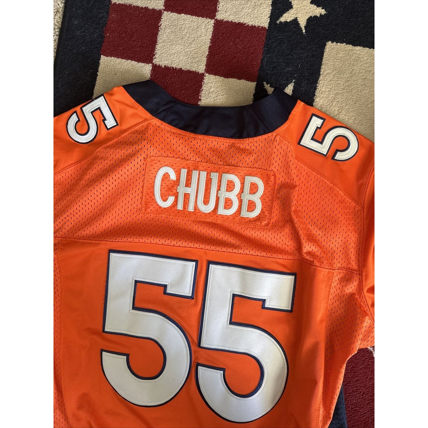 Bradley Chubb Denver Broncos Nike Game Player Jersey Men's Size 52 NFL #55 DEN