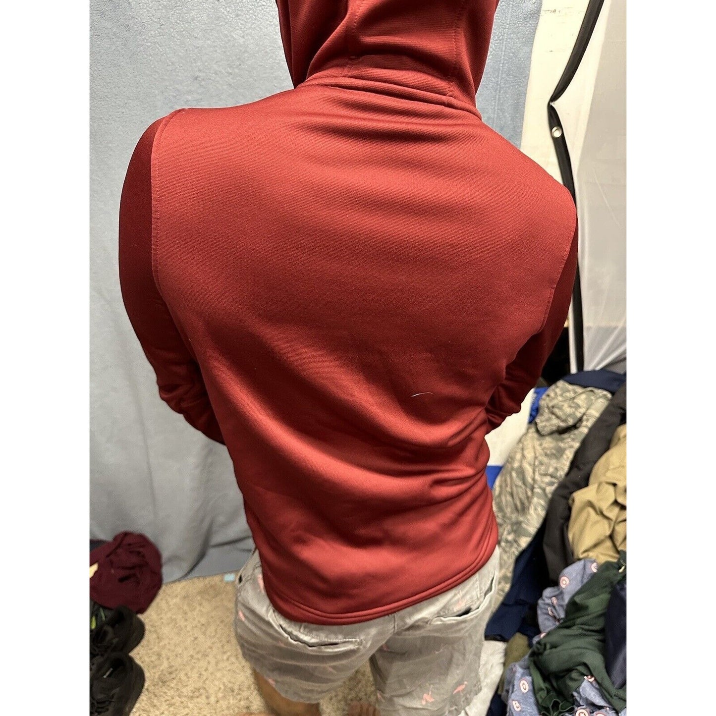 Men’s Maroon Pullover Hoodie Marine Corps Small Under Armour