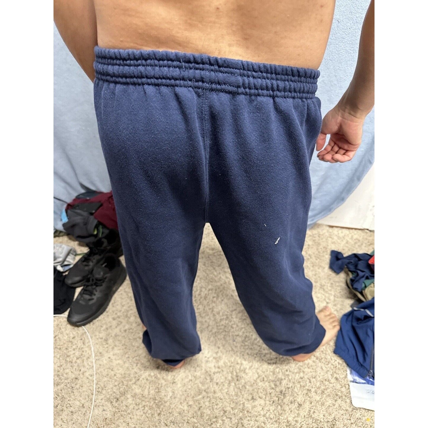 Men’s Navy Blue Medium Authentic US Navy Uniform Pt Sweat Pants