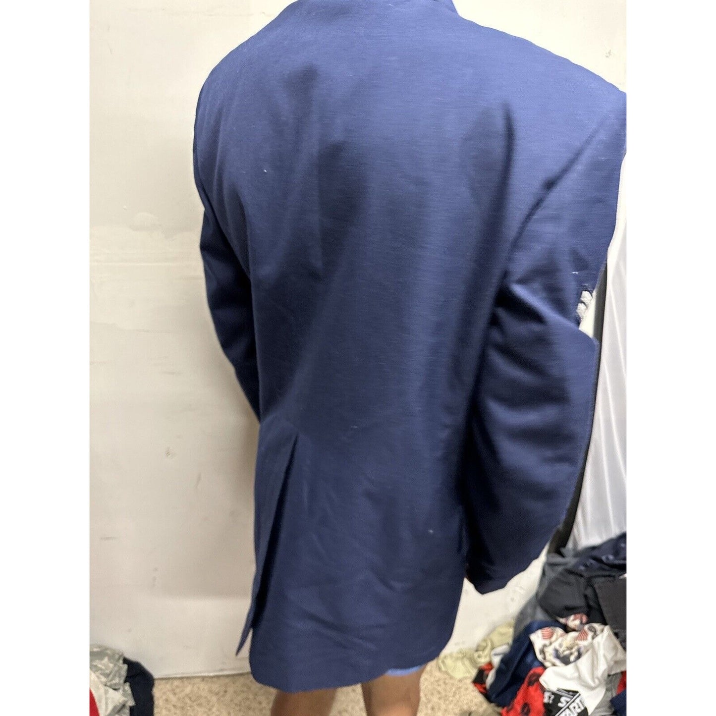 Men’s Air Force 40XL USAF Air Force Service Dress Coat Blue Enlisted Dscp