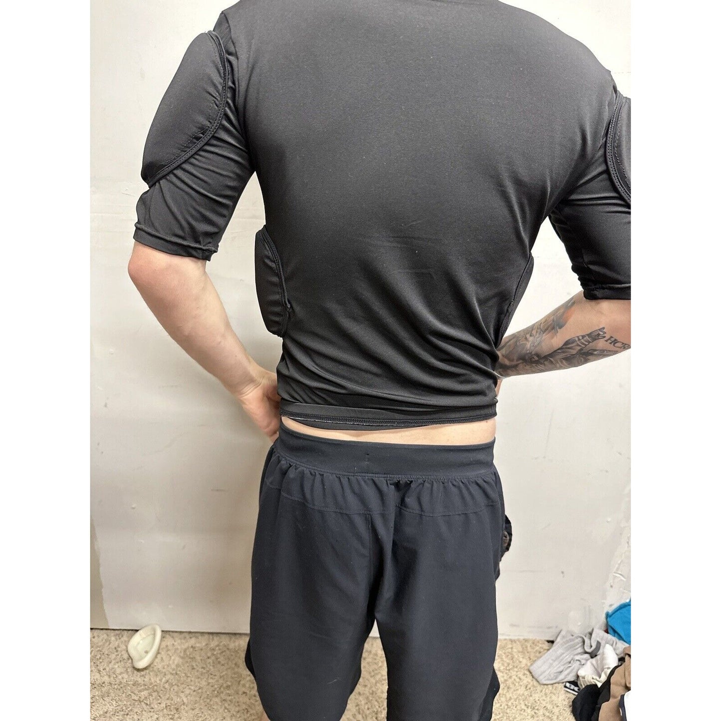 Men’s Black Small Football Pads