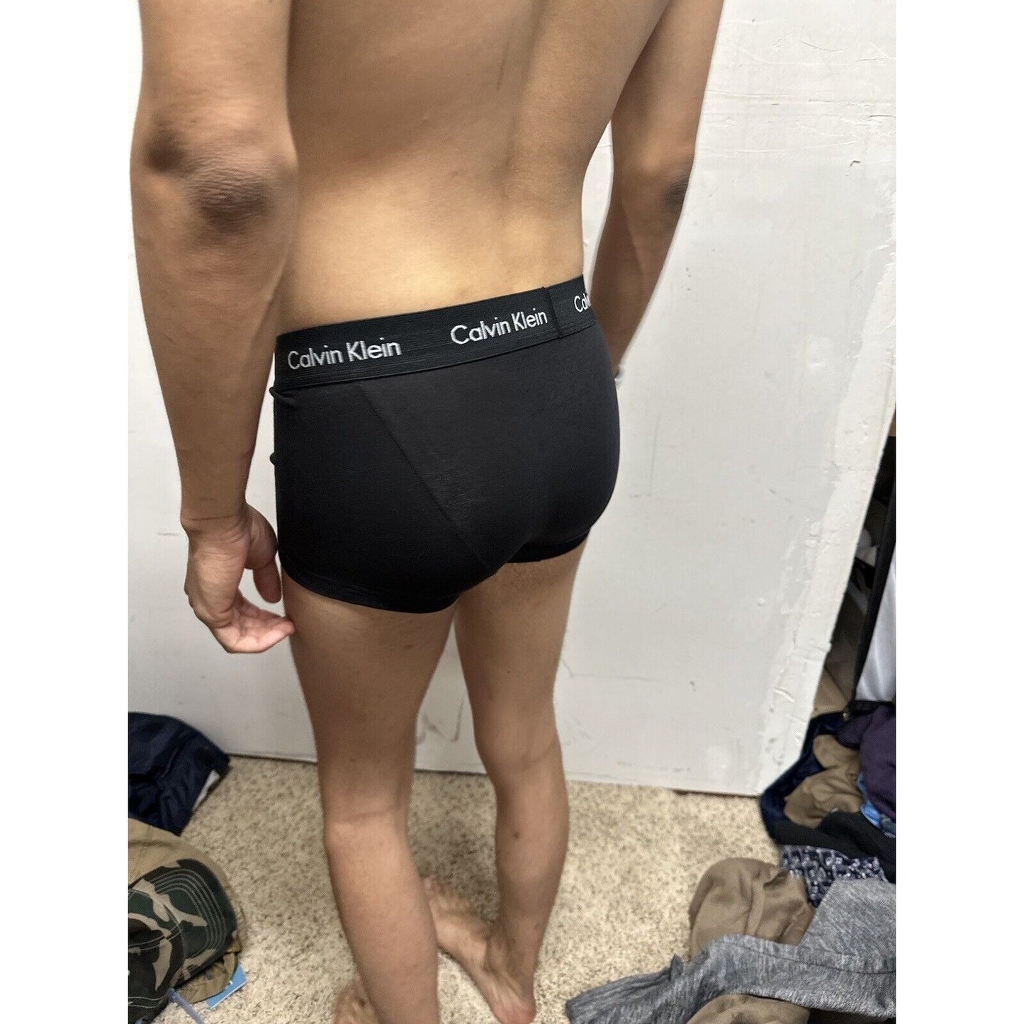 Men’s Black Calvin Klein Small Trunk Style Boxer Briefs