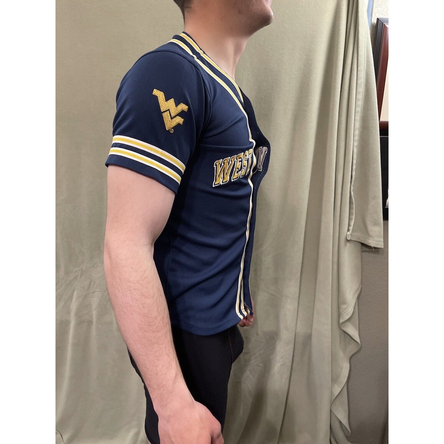 West Virginia WVU Steve & Barry’s Jersey City Wide Youth 18-20 Baseball College