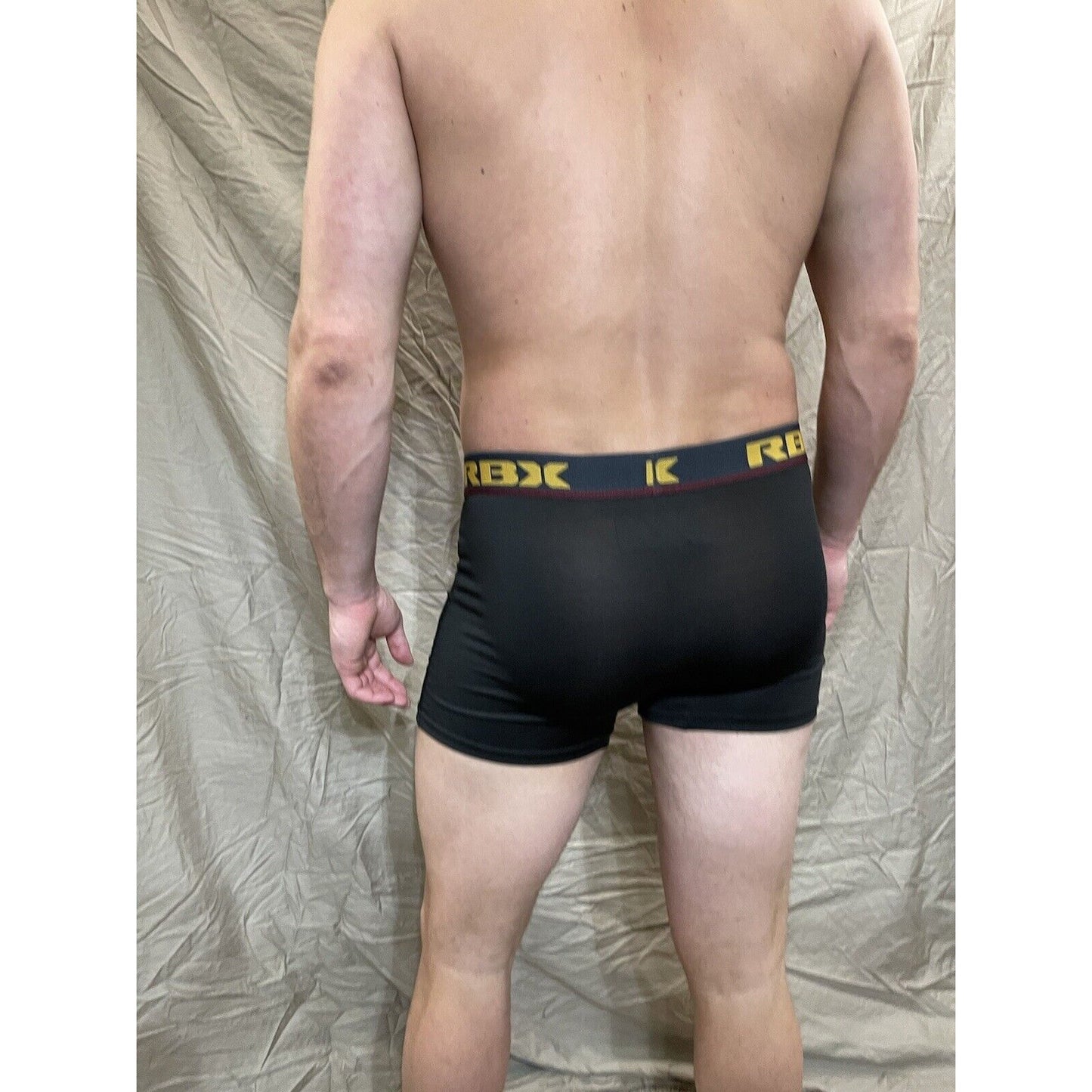 men's RBX Active black compression shorts medium