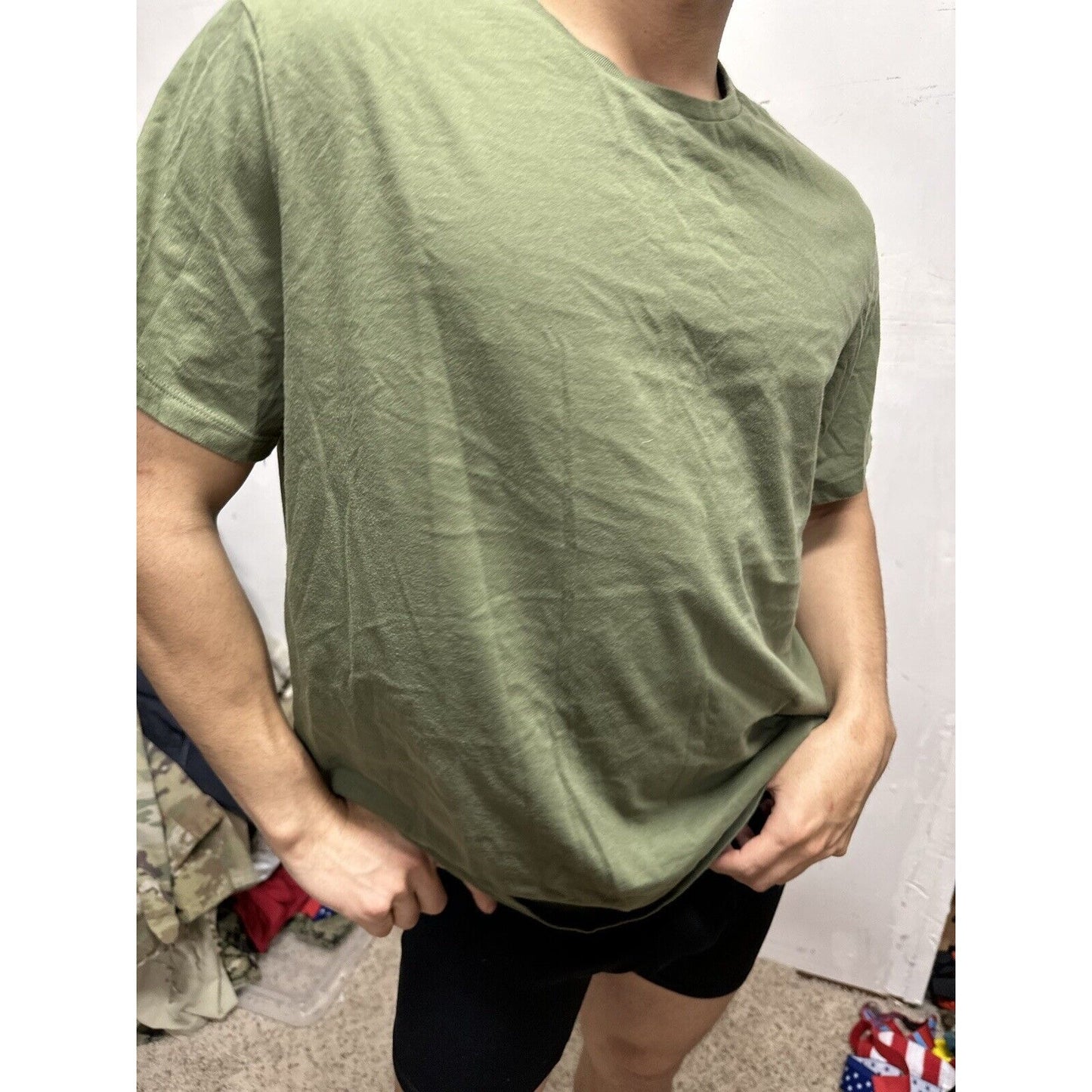Men’s Urban Up Pipeline XXL Olive Green Marine Usmc Short Sleeve Tshirt