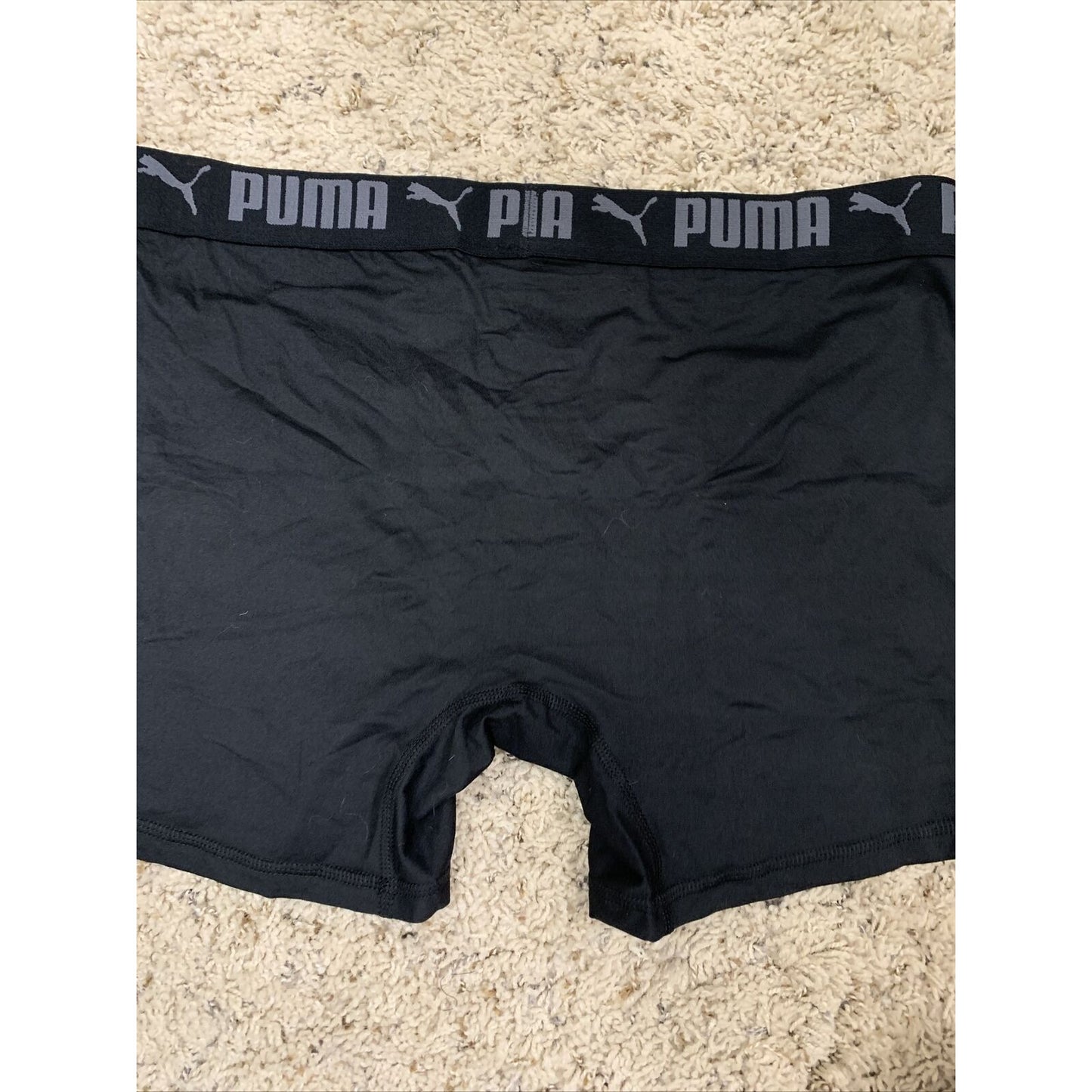 Puma Men’s Black Compression Shorts Extra Large XL 10% Spandex