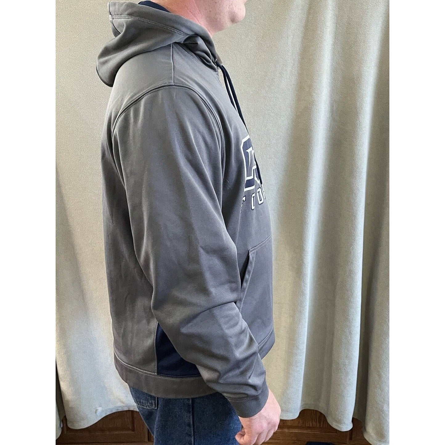 Sport Tek Men’s Large Hoodie Gray CSCS Football