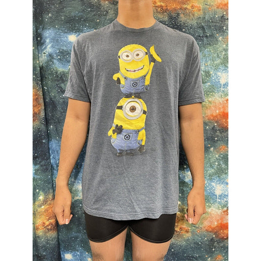 Men’s 2XL Despicable Me Minions Banana blue t shirt