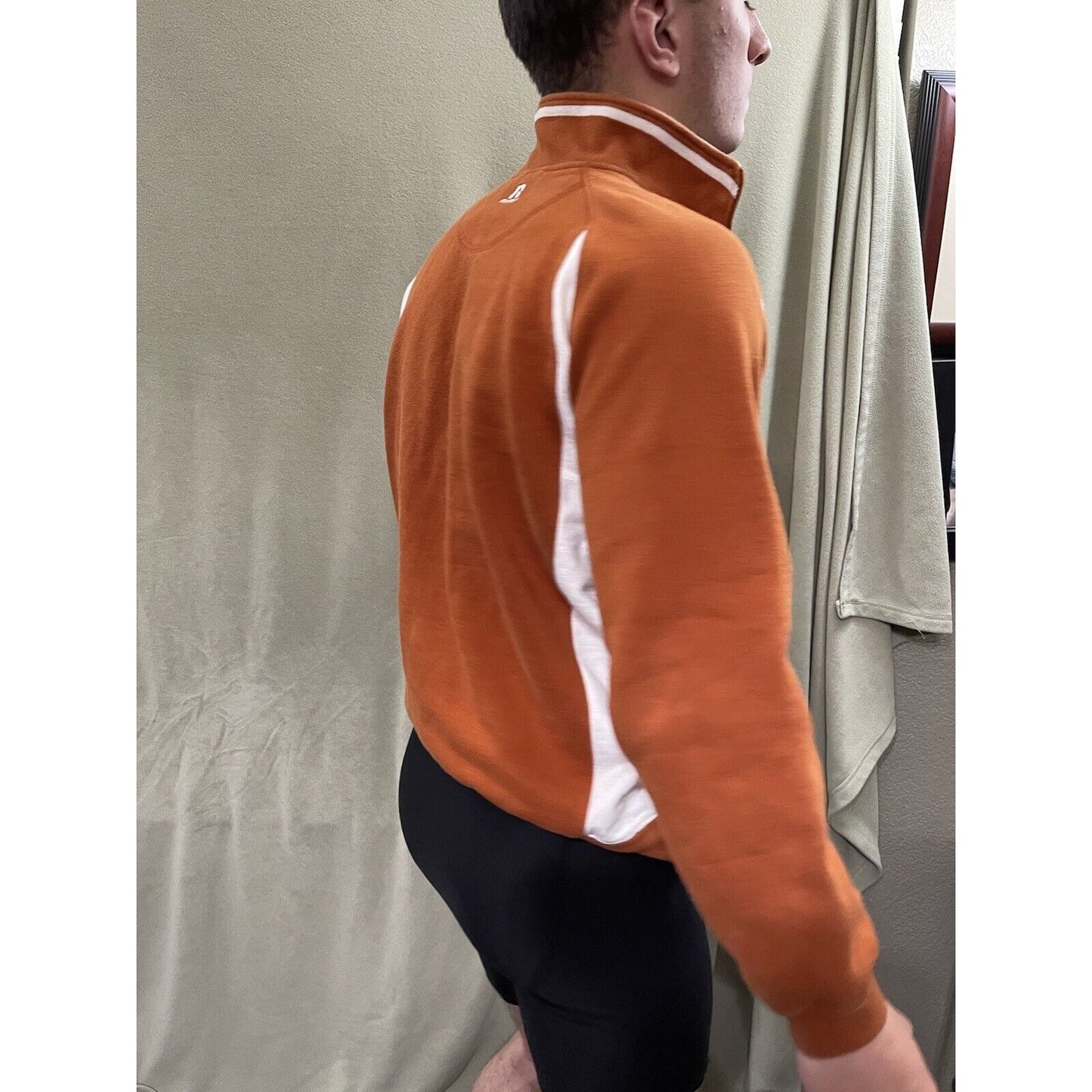 Russell Athletic Team Issue Small 1/4 Zip Harmony Longhorns