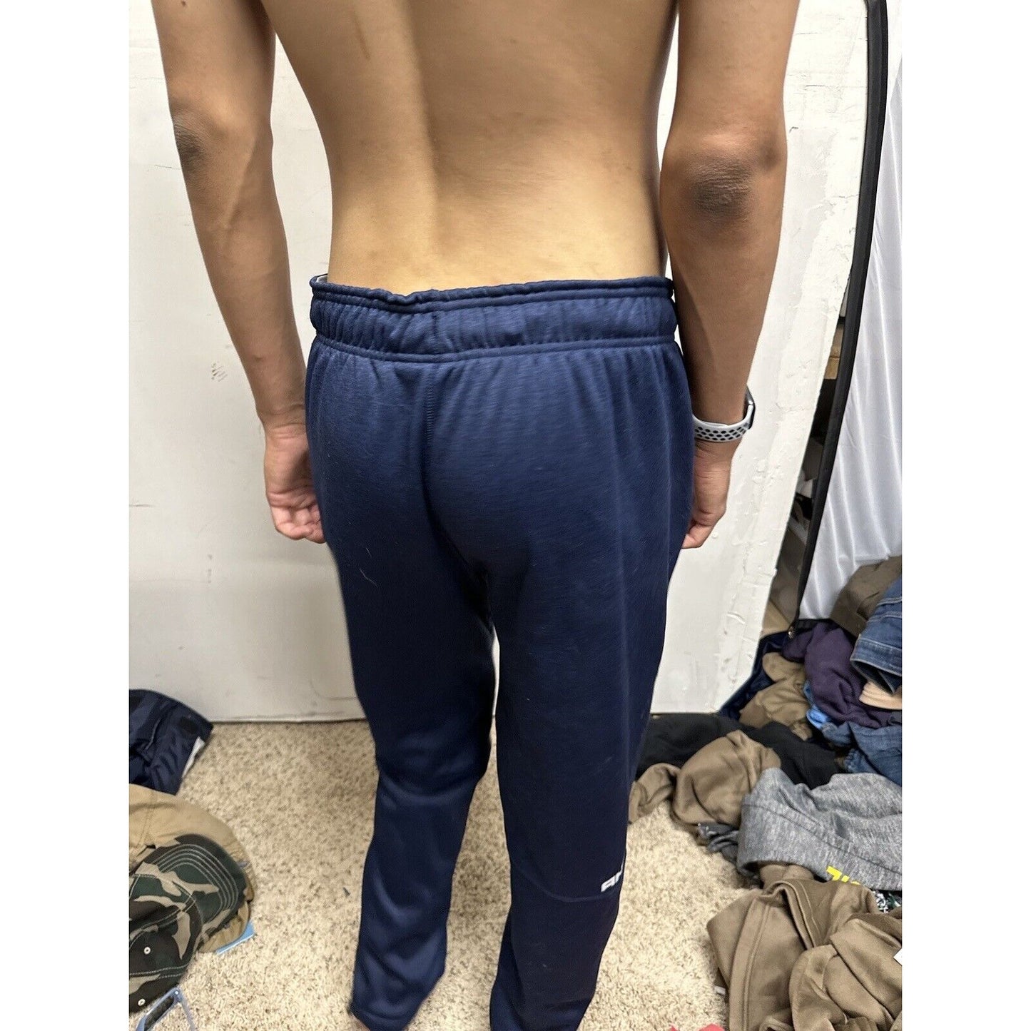 Men’s AND1 Dark Blue Medium Sweat Pants Polyester
