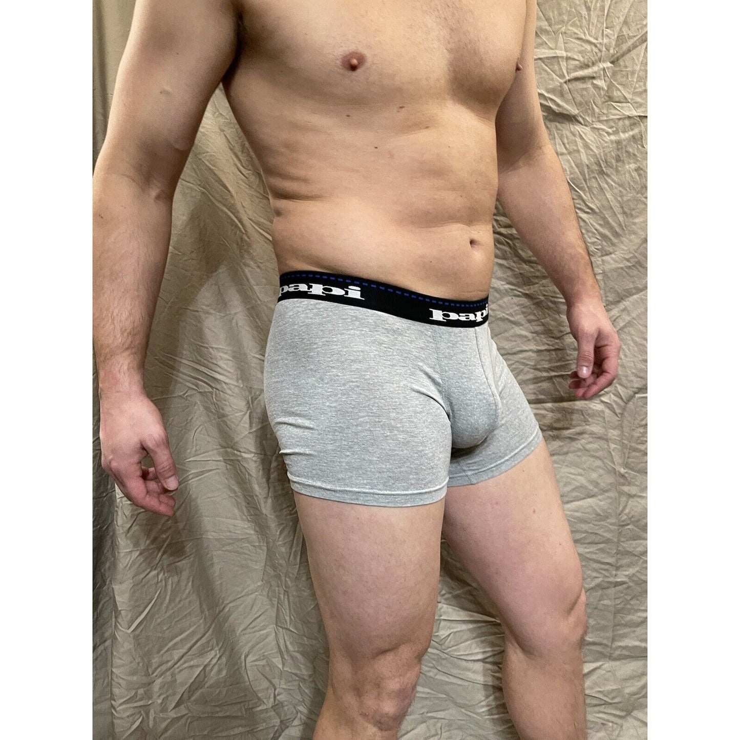 men's papi small gray compression shorts trunks New And Never Worn