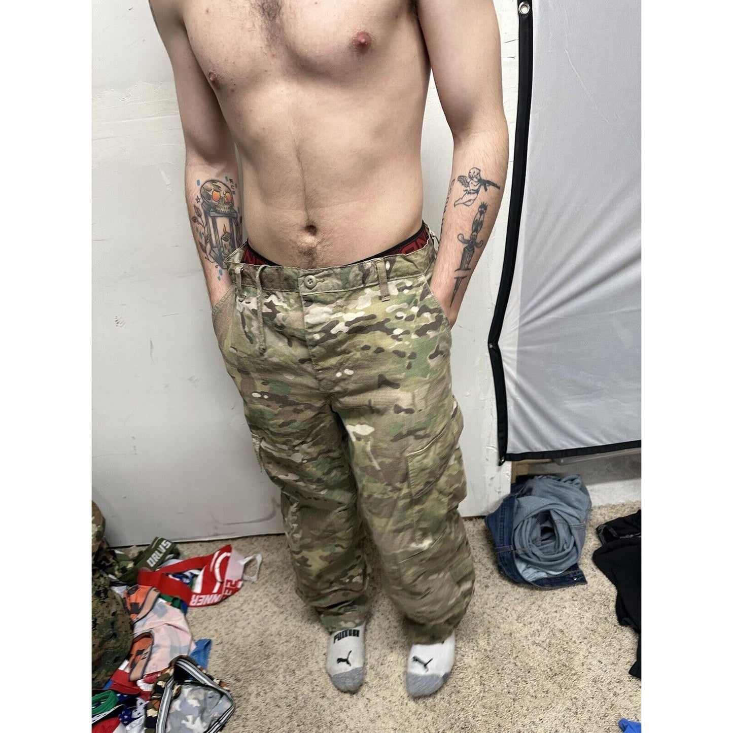 Men’s Army Air Force Ocp Pants Trousers Flame Resistant Medium Regular