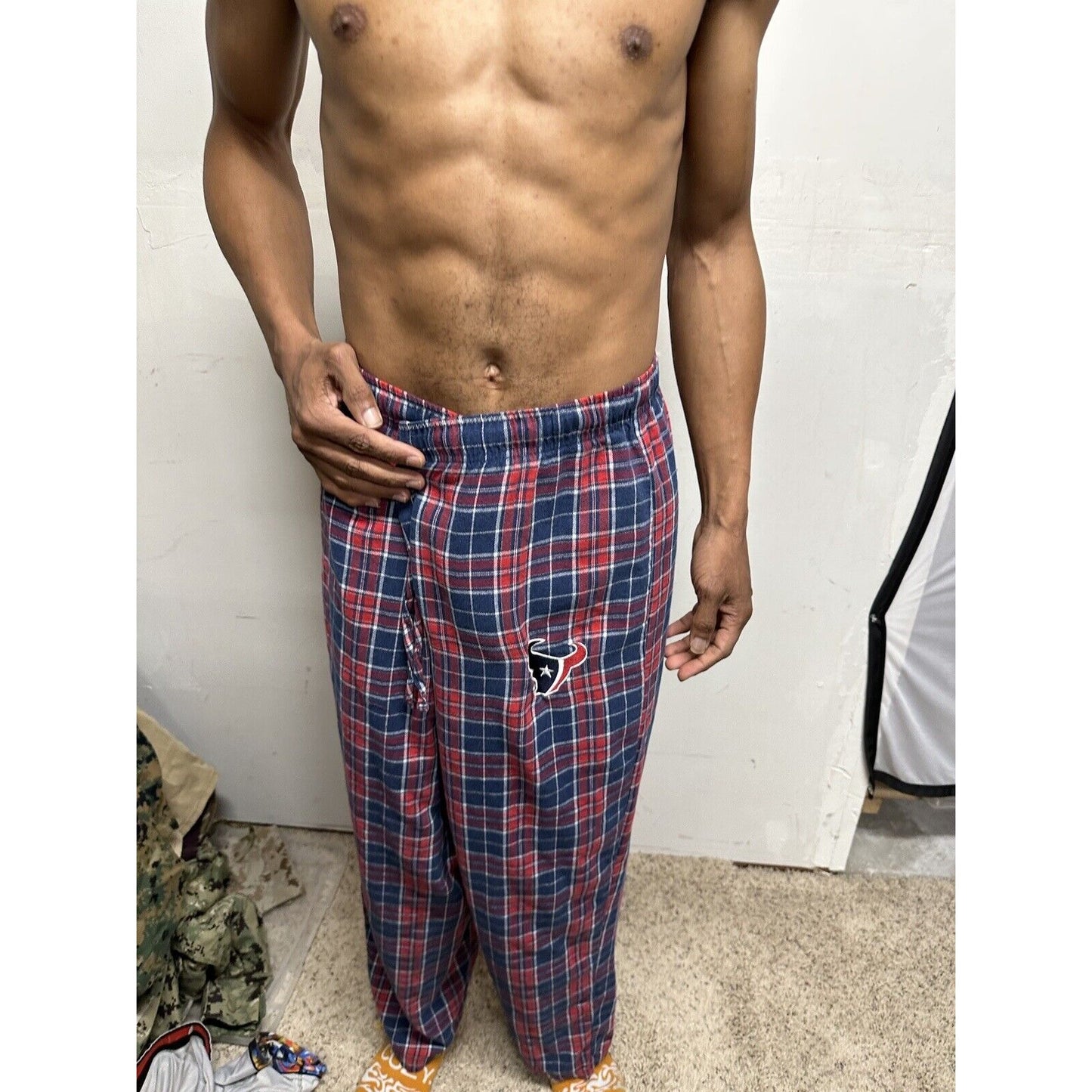 Men’s Team NFL Texans Football Lounge Pants XL Pajama Bottoms