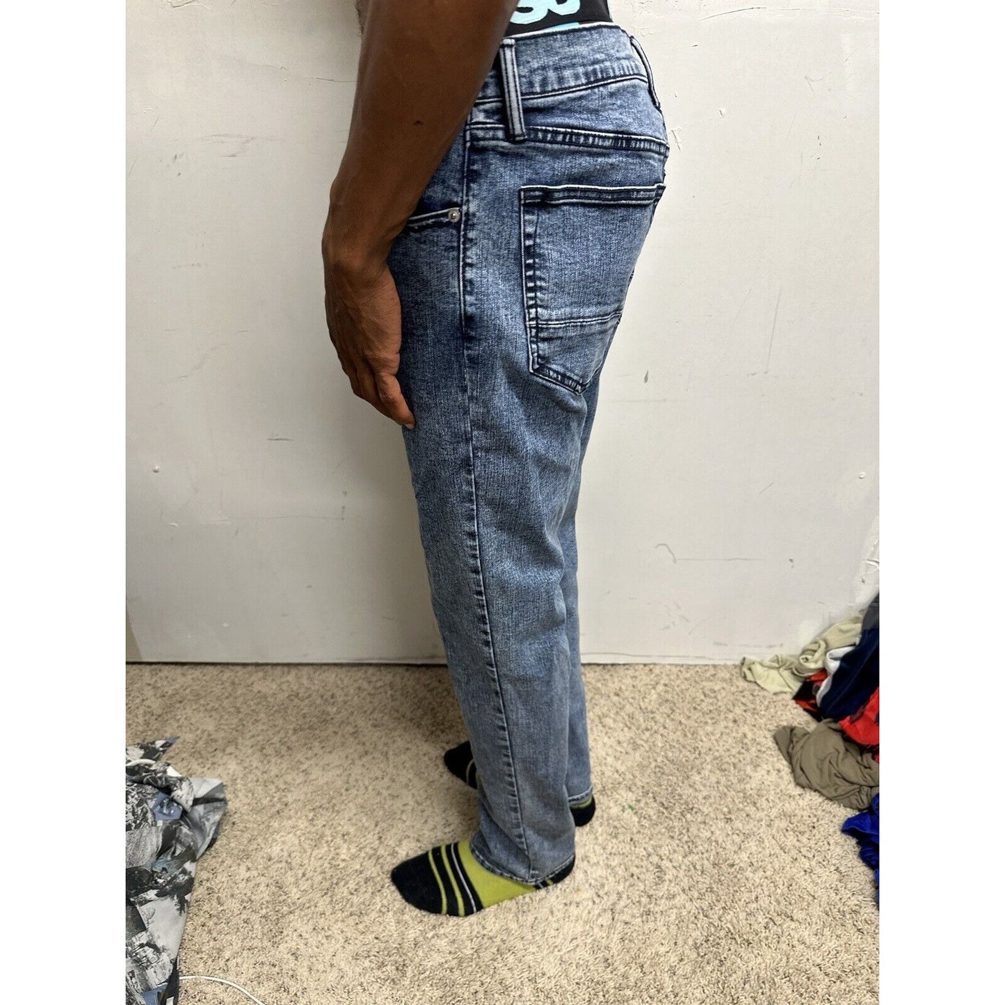 Men’s Blue Arizona Jeans 31x32 Straight Advanced Flex 360