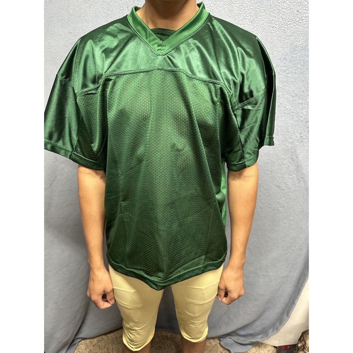 Men’s Green Champro Adult Large Football Jersey