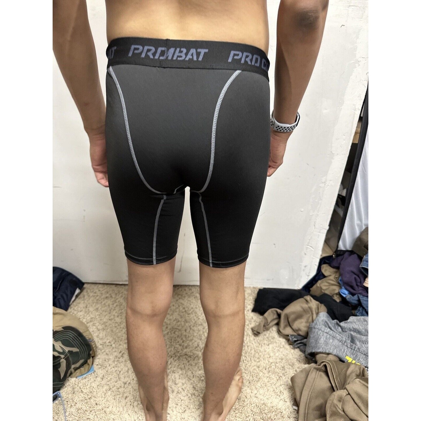 Men’s Pro Combat Medium Black Compression Shorts