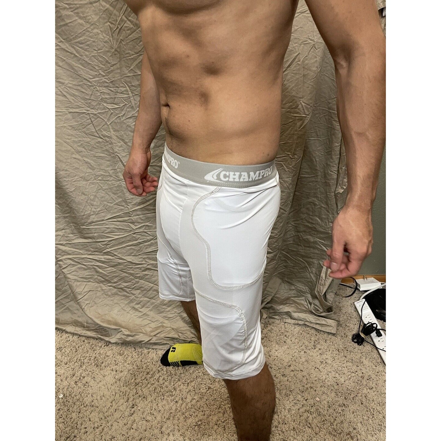 Champro white adult medium football compression girdle