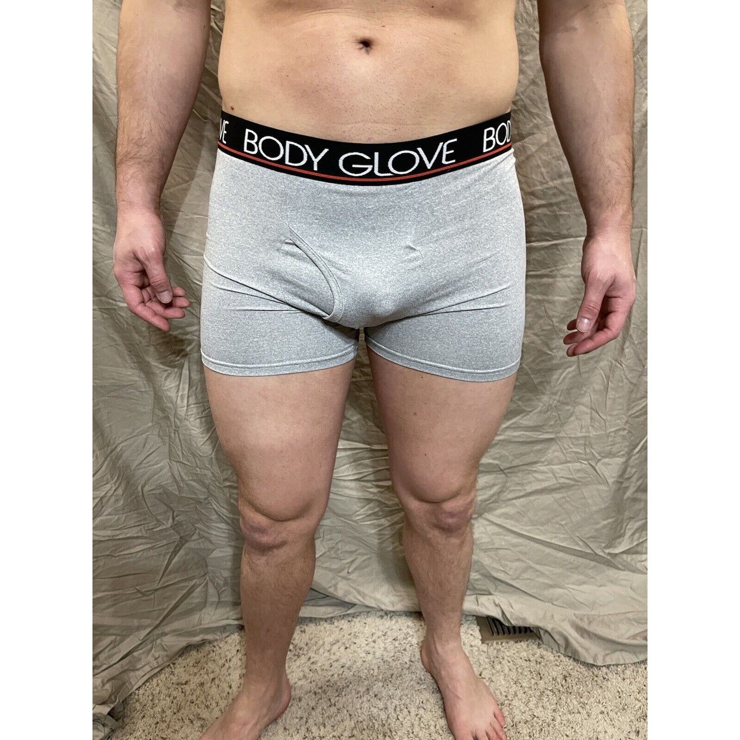 men's gray Body Glove Boxer Briefs Large