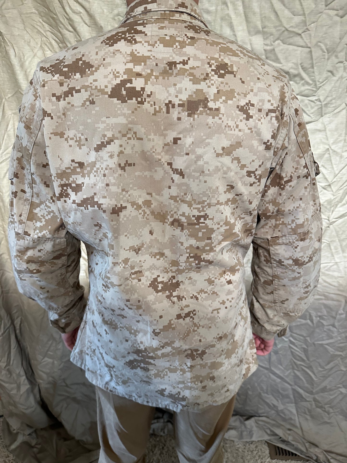 Men’s desert marpat usmc marine corps small regular blouse top