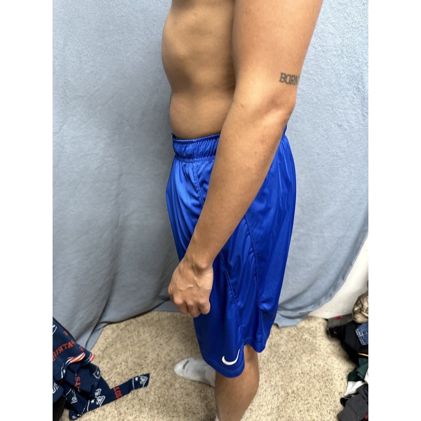 Men’s Blue Nike Dri Fit Large USAFA Air Force Academy Baseball Shorts