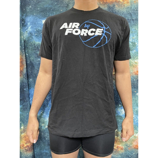 Men’s Air Force Black T-Shirt Basketball  XL