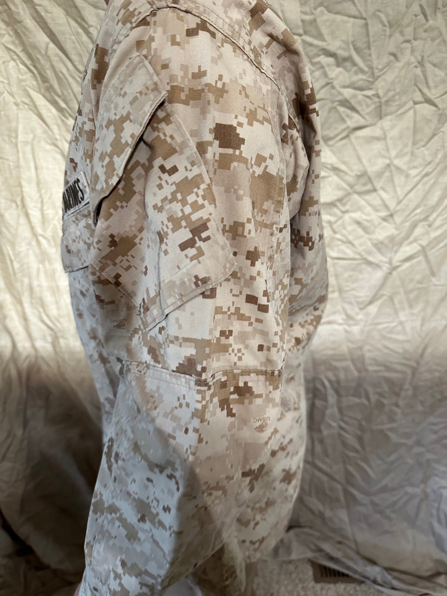 Men’s desert marpat usmc marine corps small regular blouse top
