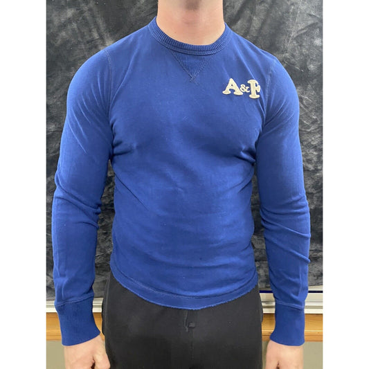 Abercrombie & Fitch Athletics Navy Blue Men’s Medium Muscle Fit Pullover Sweater