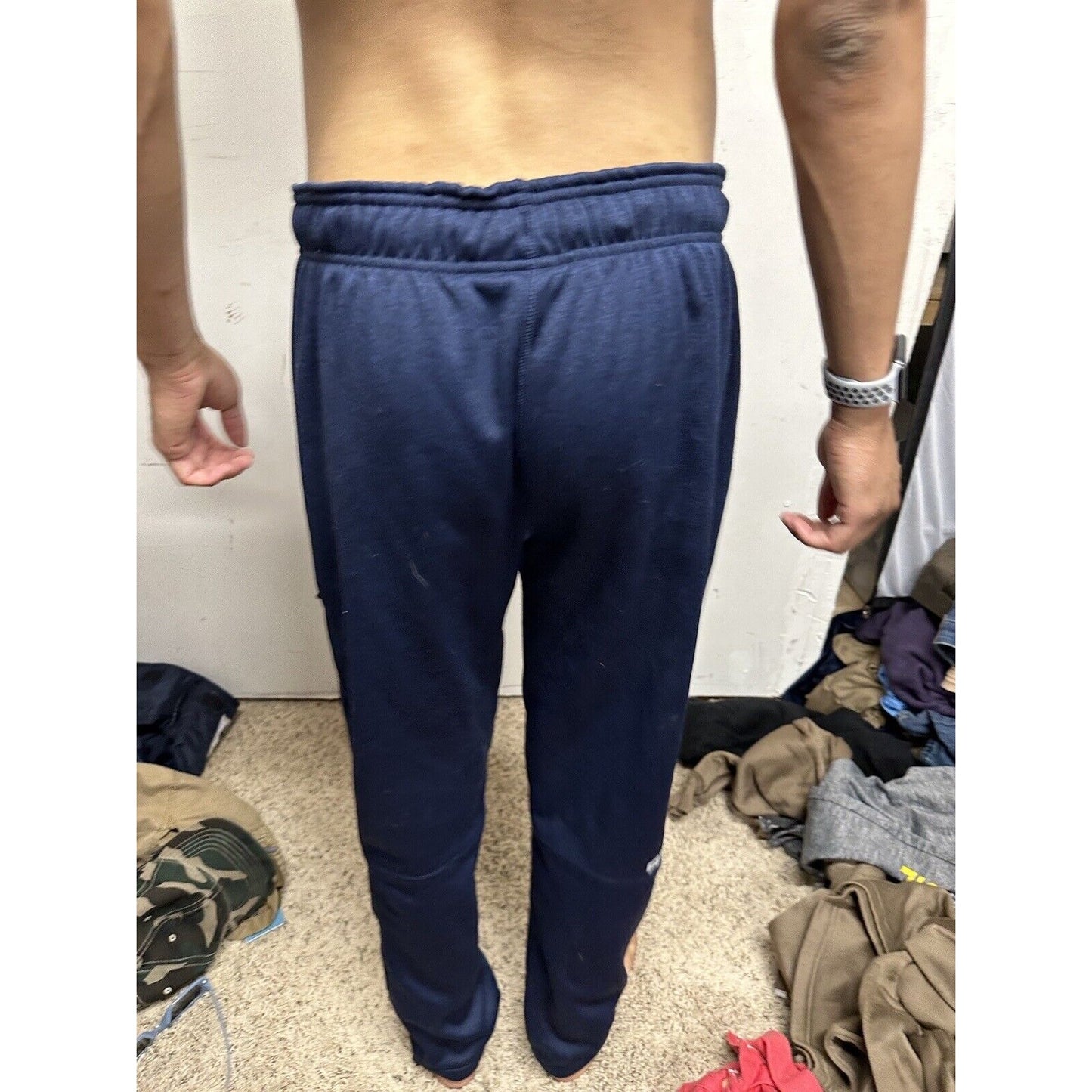 Men’s AND1 Dark Blue Medium Sweat Pants Polyester