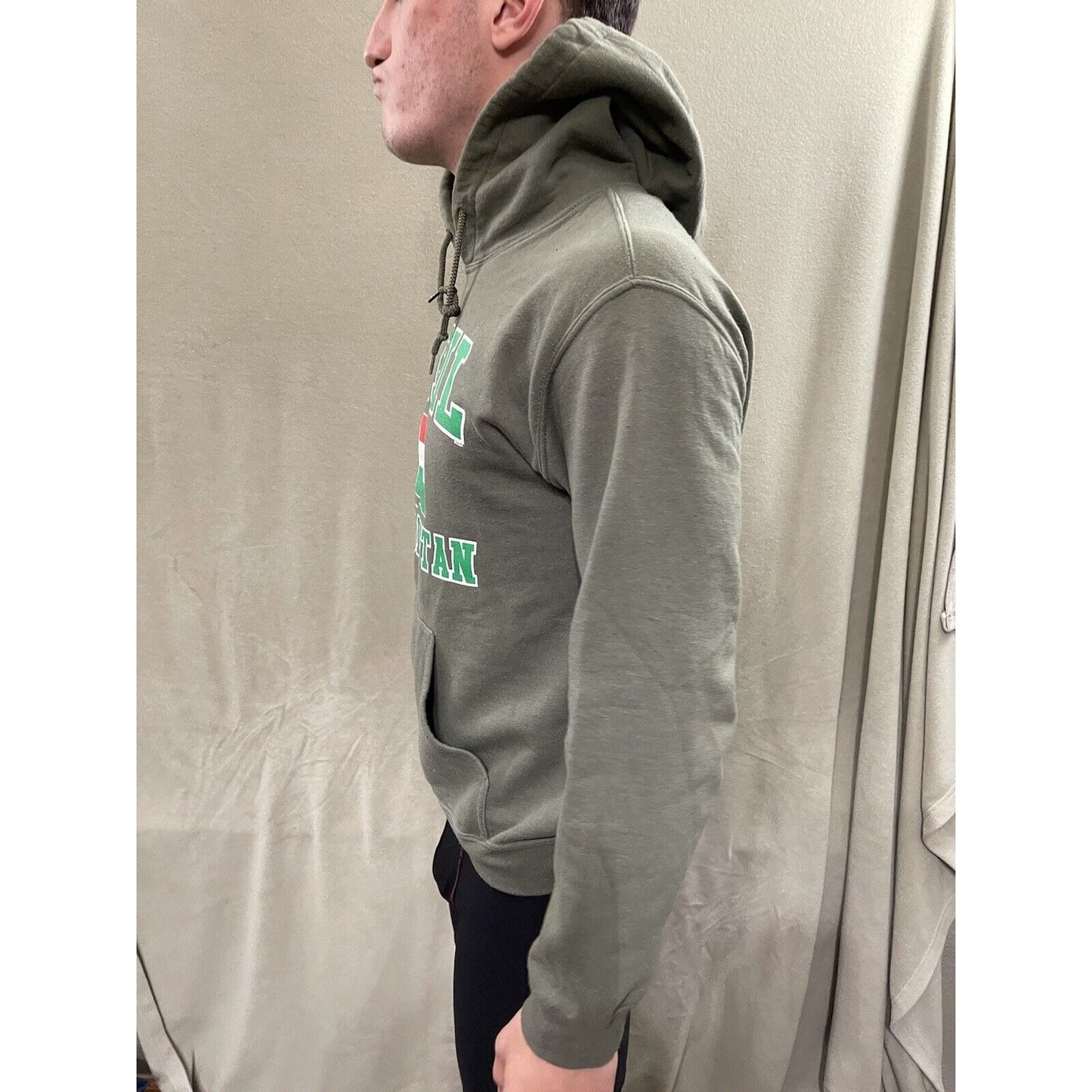 Men’s Small Erbil Kurdistan Olive Green Hoodie