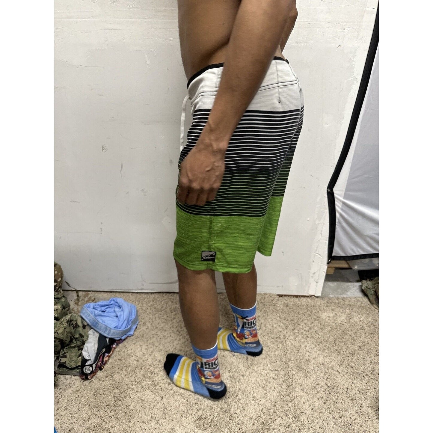 Men’s Striped Multicolor John John Fits Like A Medium Bathing Trunks O’Neill