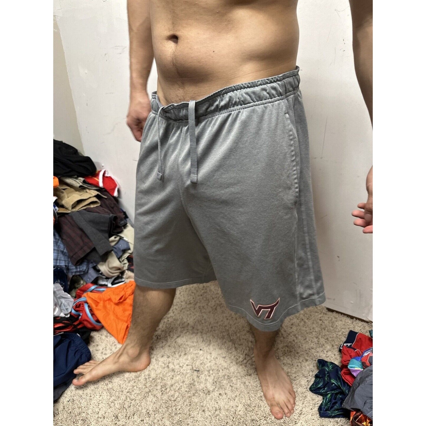 Men’s Gray Virginia Tech VT Shorts Nike Medium