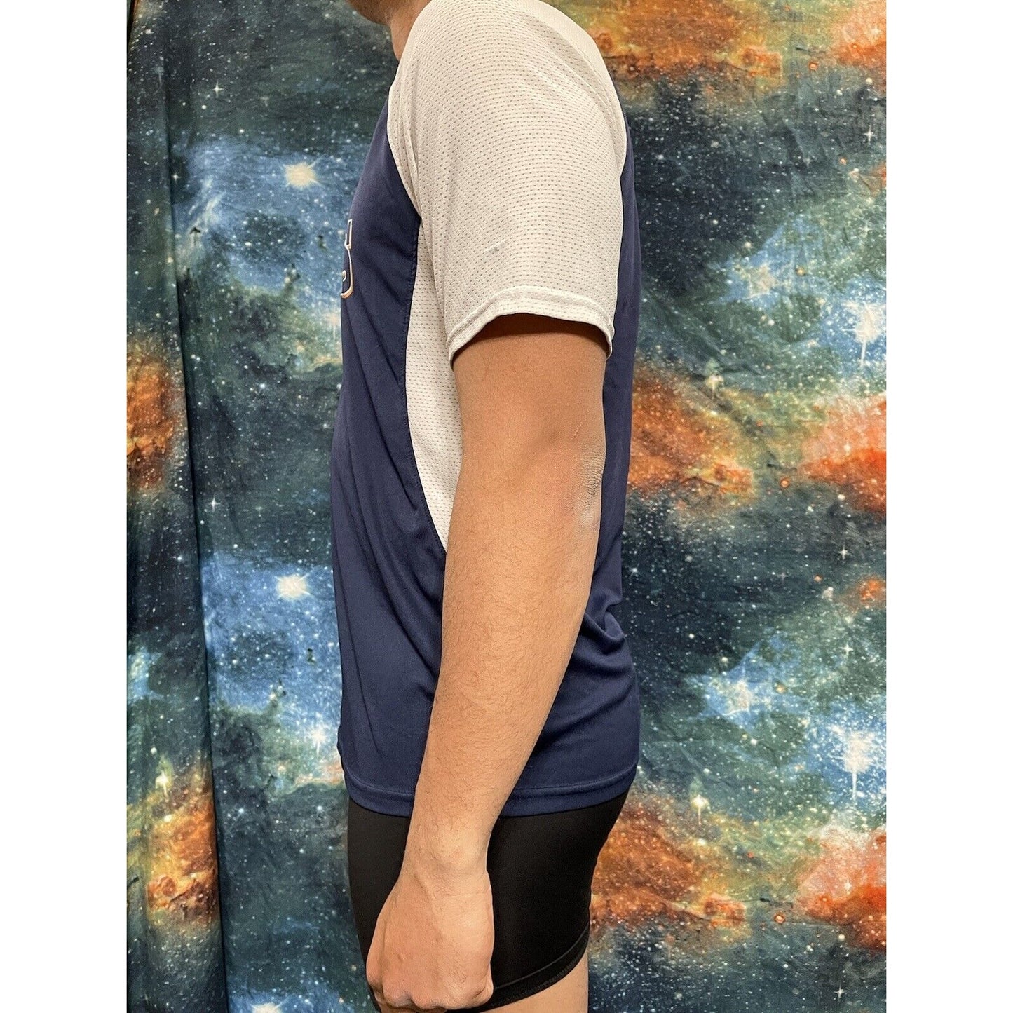 Men’s Medium A4 Baseball Jersey Titans Navy Blue