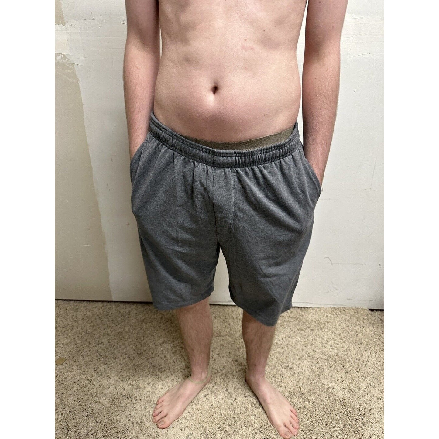 men’s gray champion XL shorts workout