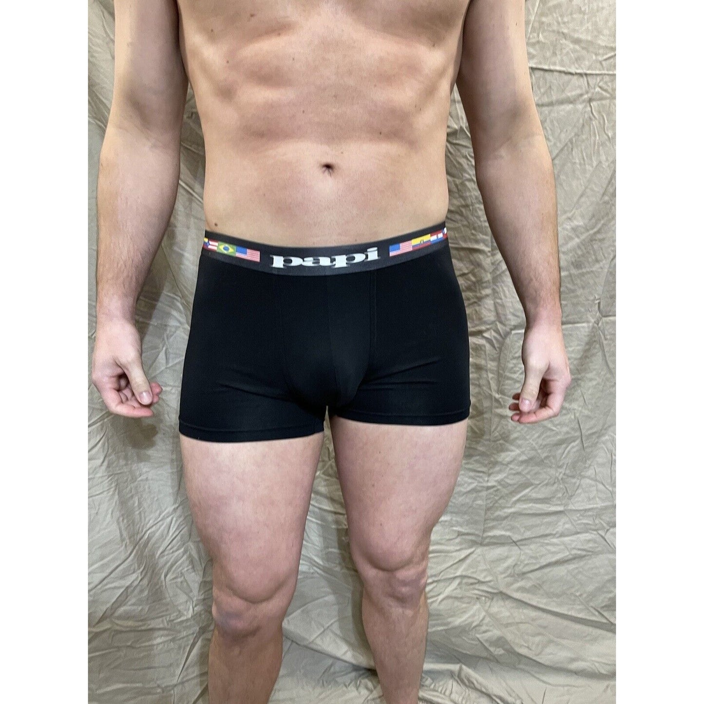 men's papi black international band boxer briefs medium New And Never Worn