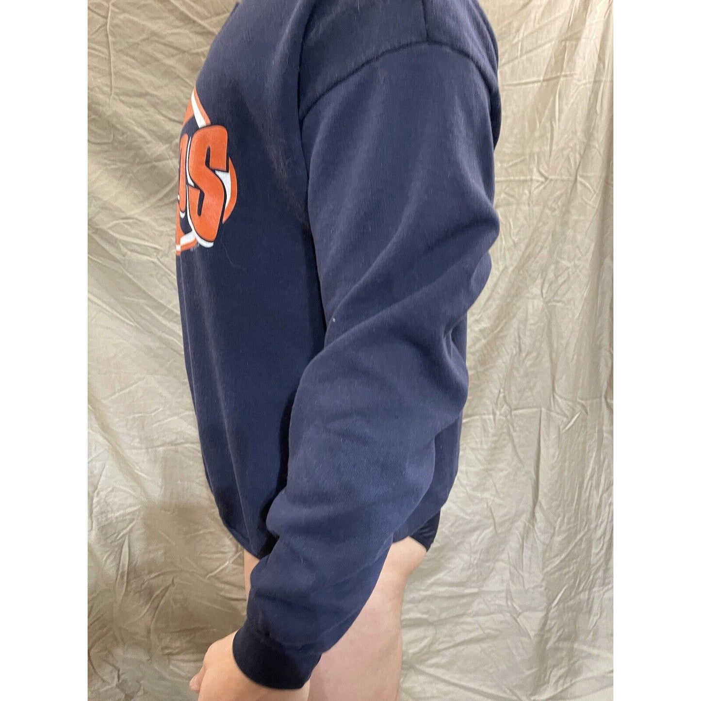 Men's navy blue xl denver broncos CSA pullover sweatshirt